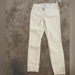 New wit tags women Old Navy white jeans